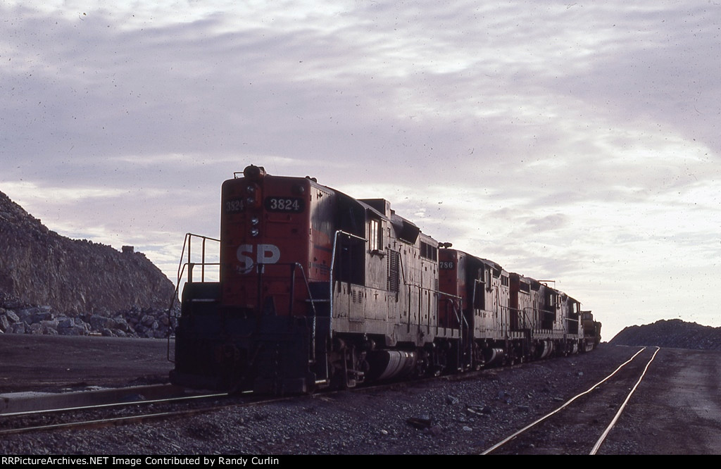 SP Work train at Lakeside